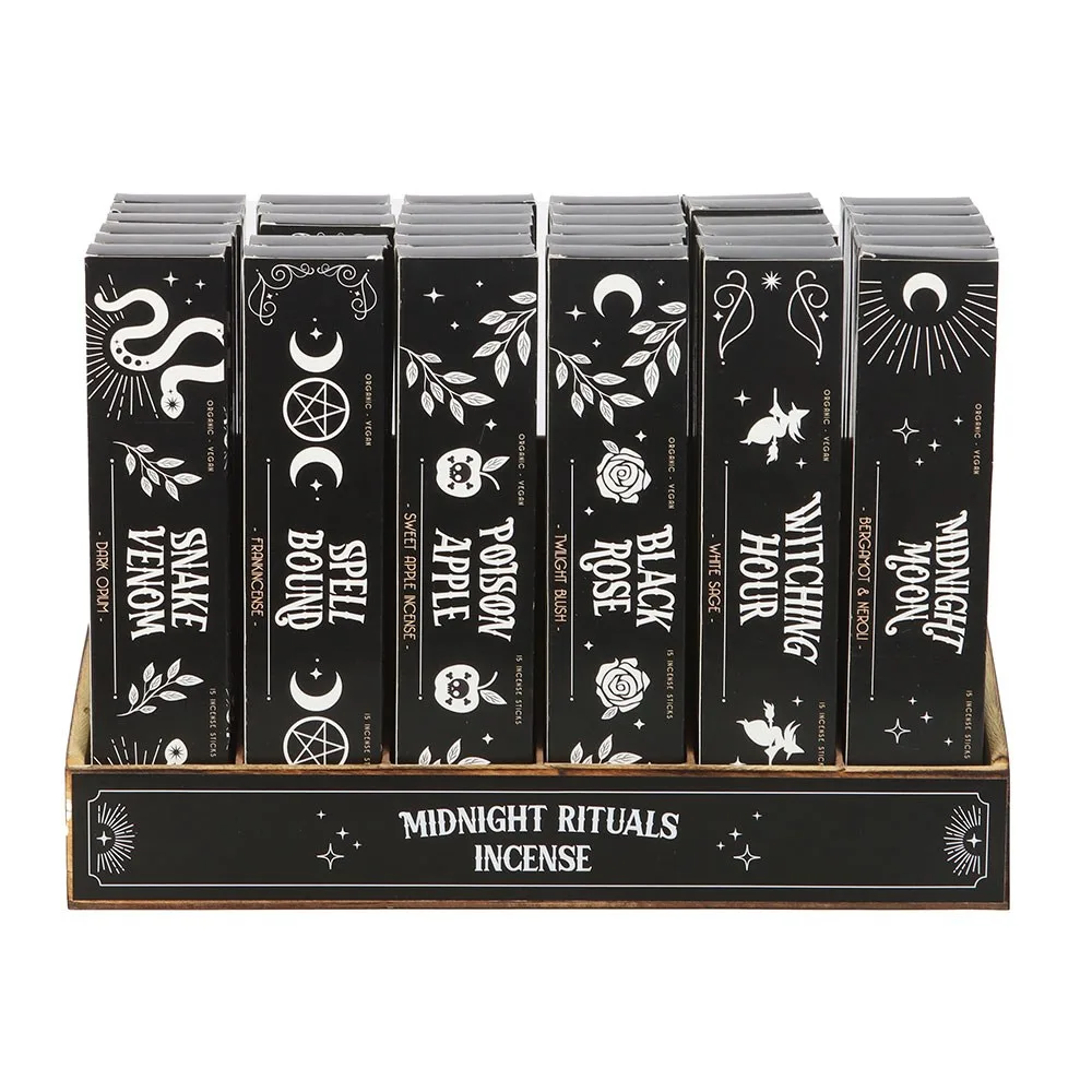 Set of 36 Midnight Rituals Incense Sticks in Display, photo 2 of 4