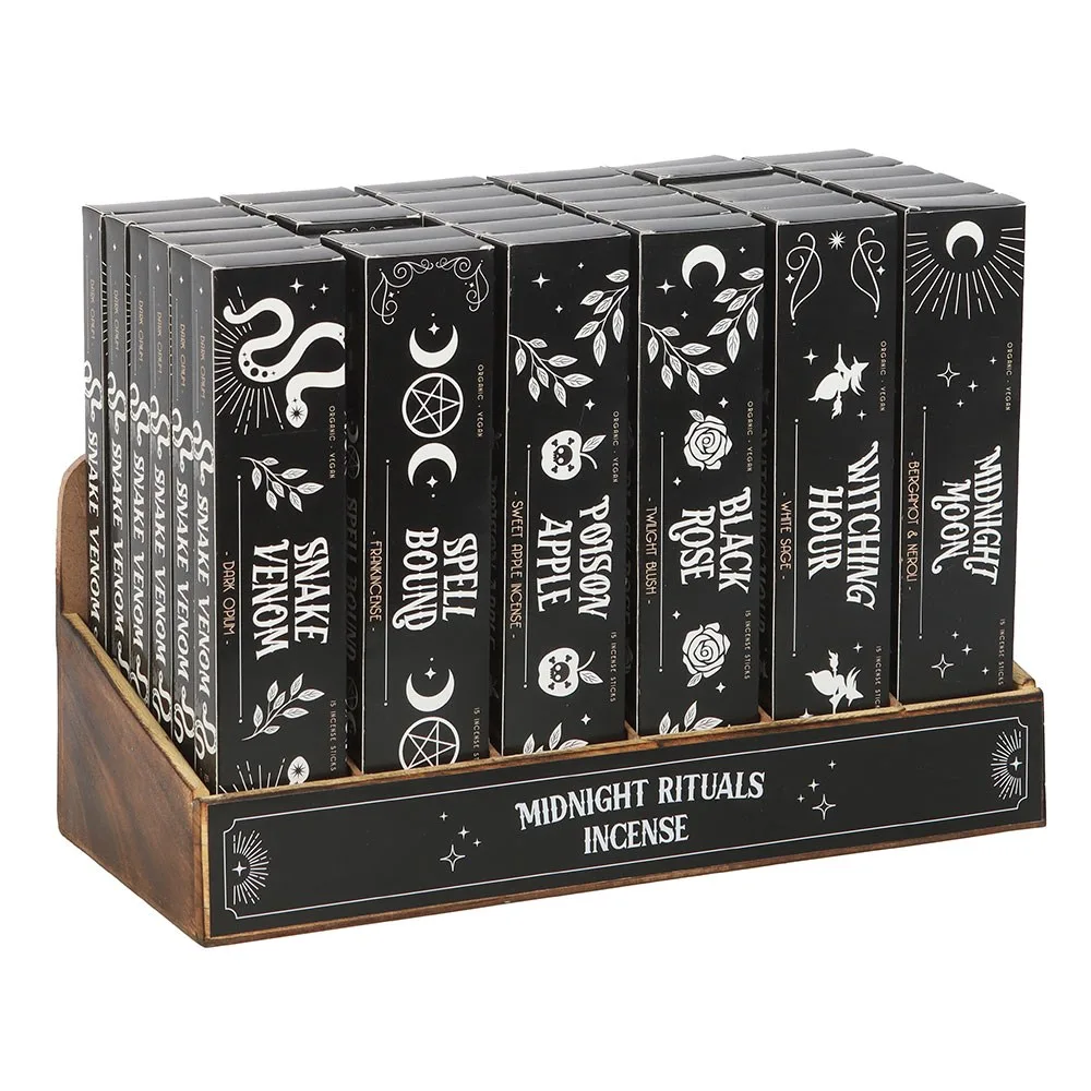 Set of 36 Midnight Rituals Incense Sticks in Display, photo 3 of 4