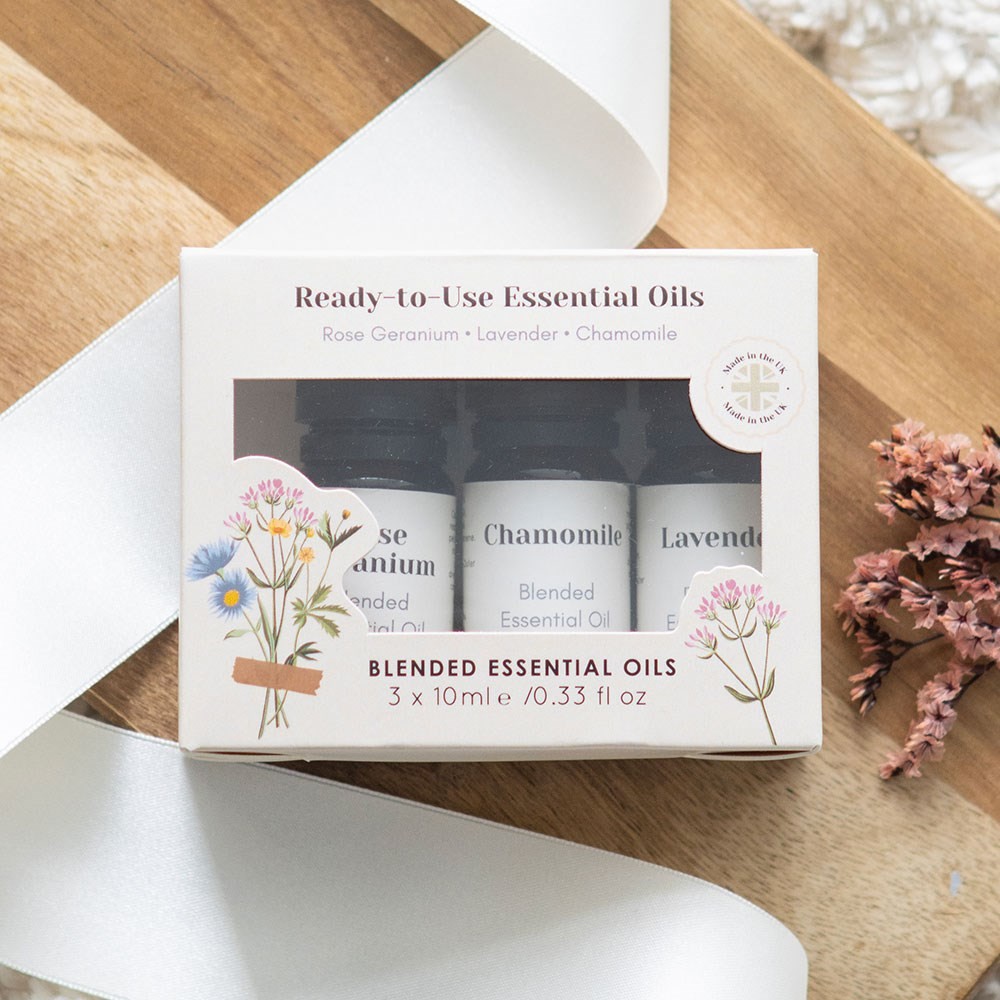 Set of 3 Floral Blended Essential Oils Set of 3 Floral Blended Essential Oils