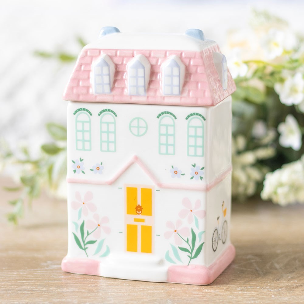 Pastel House Oil Burner and Wax Warmer Pastel House Oil Burner and Wax Warmer