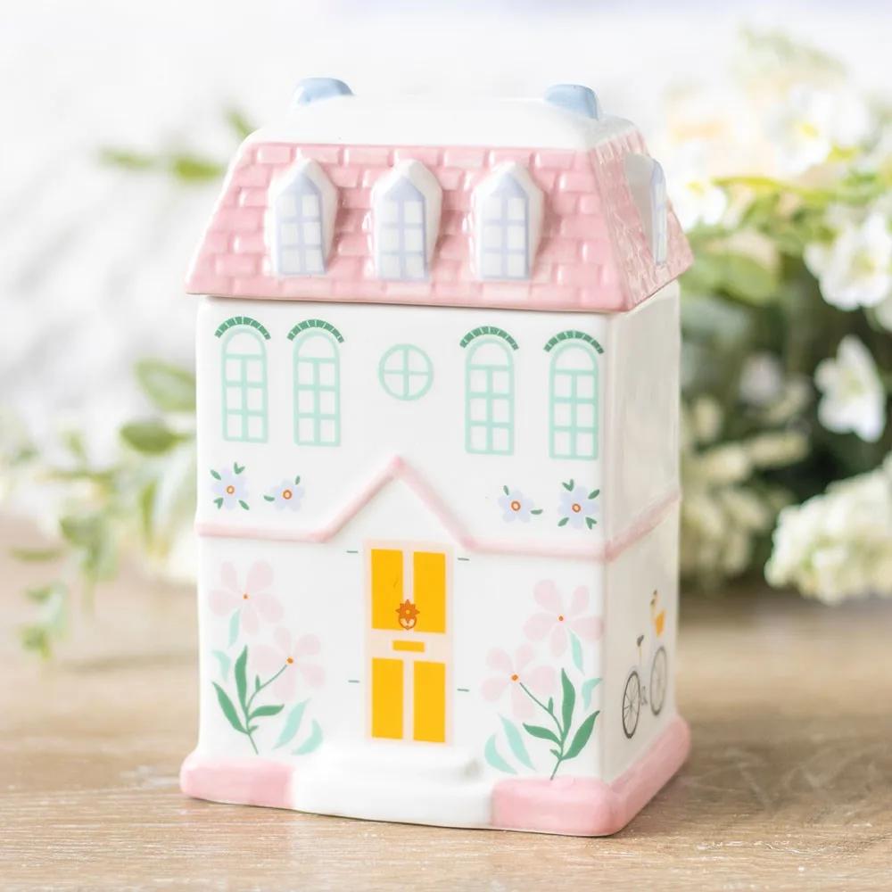 Pastel House Oil Burner and Wax Warmer Pastel House Oil Burner and Wax Warmer
