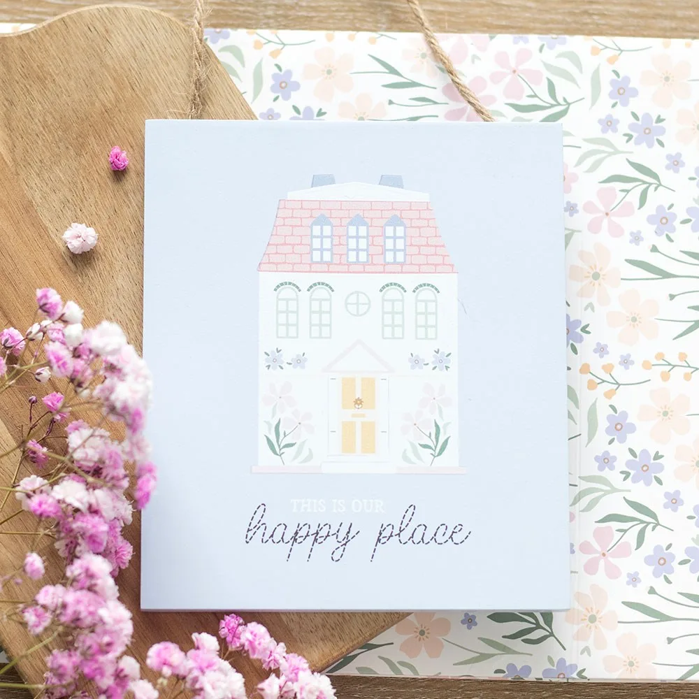 This Is Our Happy Place Pastel House Hanging Sign This Is Our Happy Place Pastel House Hanging Sign
