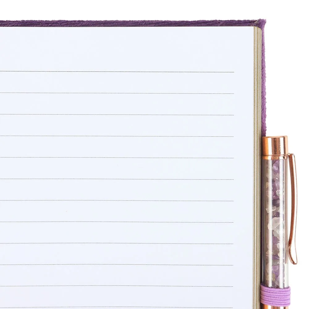 Book of Spells Journal with Amethyst Crystal Pen, photo 5 of 7
