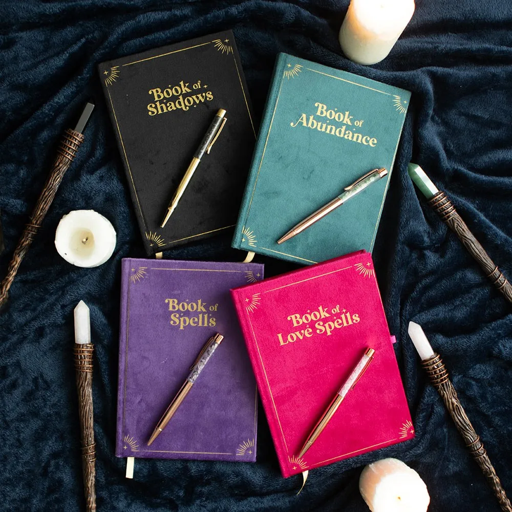 Book of Spells Journal with Amethyst Crystal Pen, photo 7 of 7
