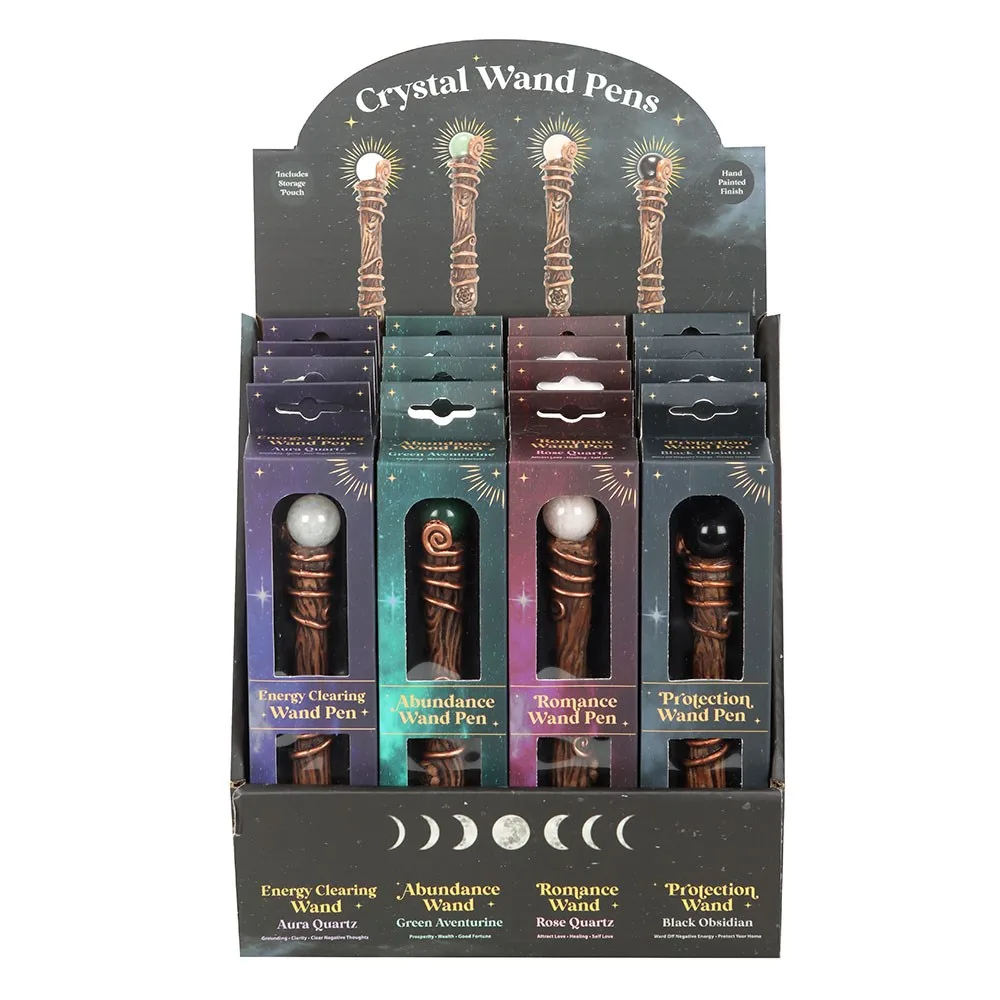 Set of 16 Crystal Wand Pens in Display Set of 16 Crystal Wand Pens in Display
