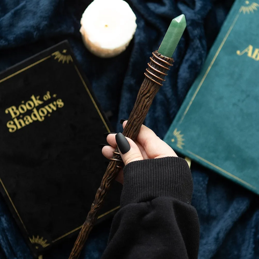 Thin Abundance Green Aventurine Crystal Wand Thin Abundance Green Aventurine Crystal Wand