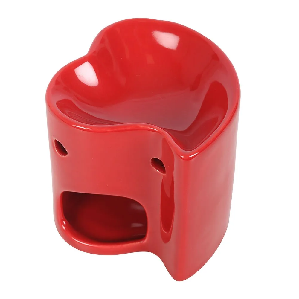 Red Heart Oil Burner and Wax Warmer - Image 2