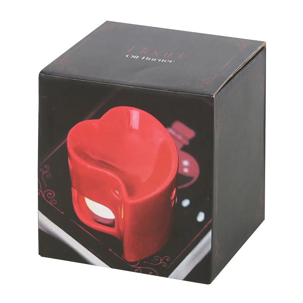 Red Heart Oil Burner and Wax Warmer - Image 4