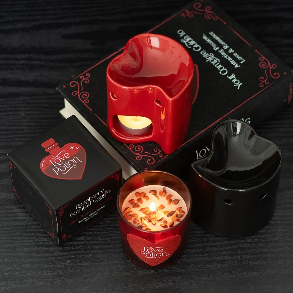 Red Heart Oil Burner and Wax Warmer - Image 5