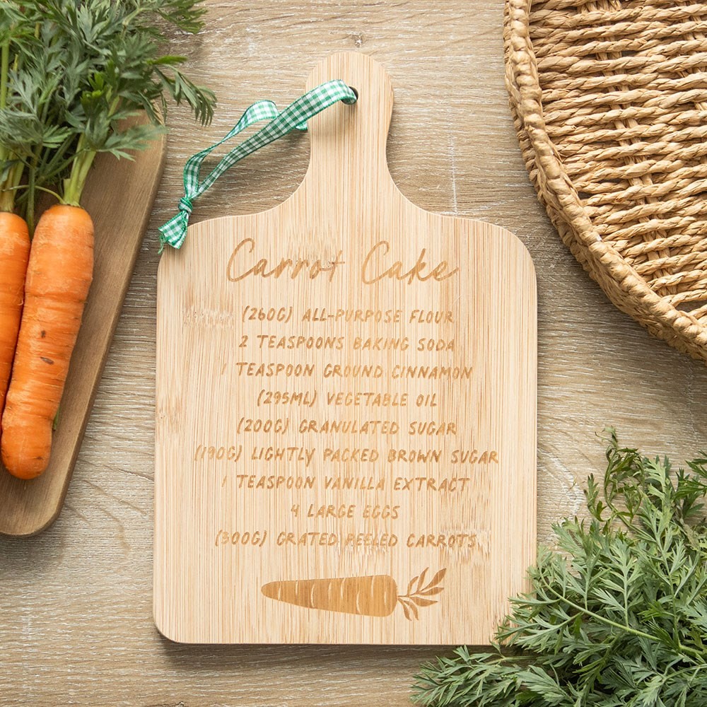 Carrot Cake Recipe Bamboo Serving Board Carrot Cake Recipe Bamboo Serving Board