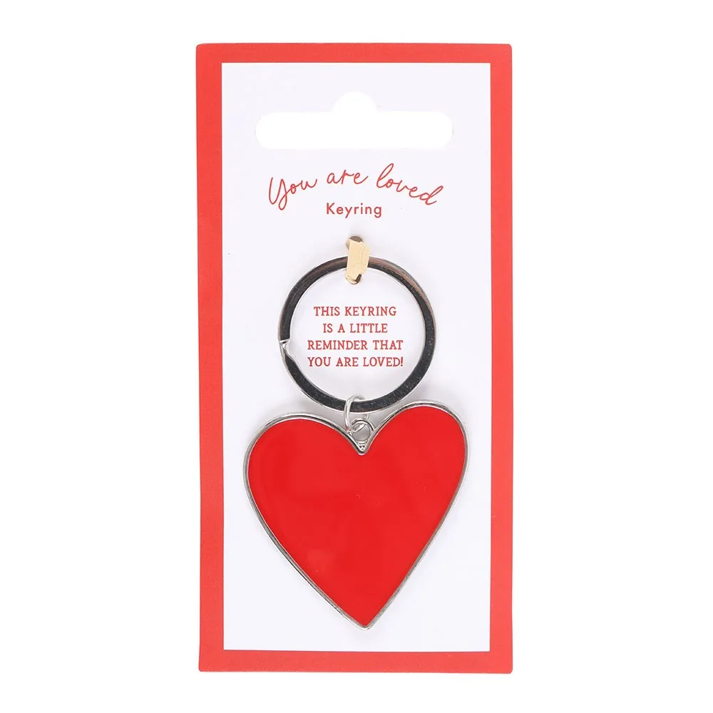 You Are Loved Heart Keyring - Image 2