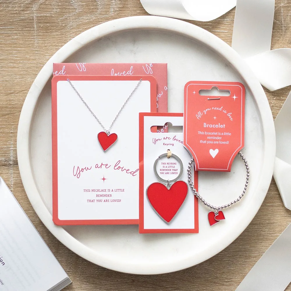 You Are Loved Heart Keyring - Image 5