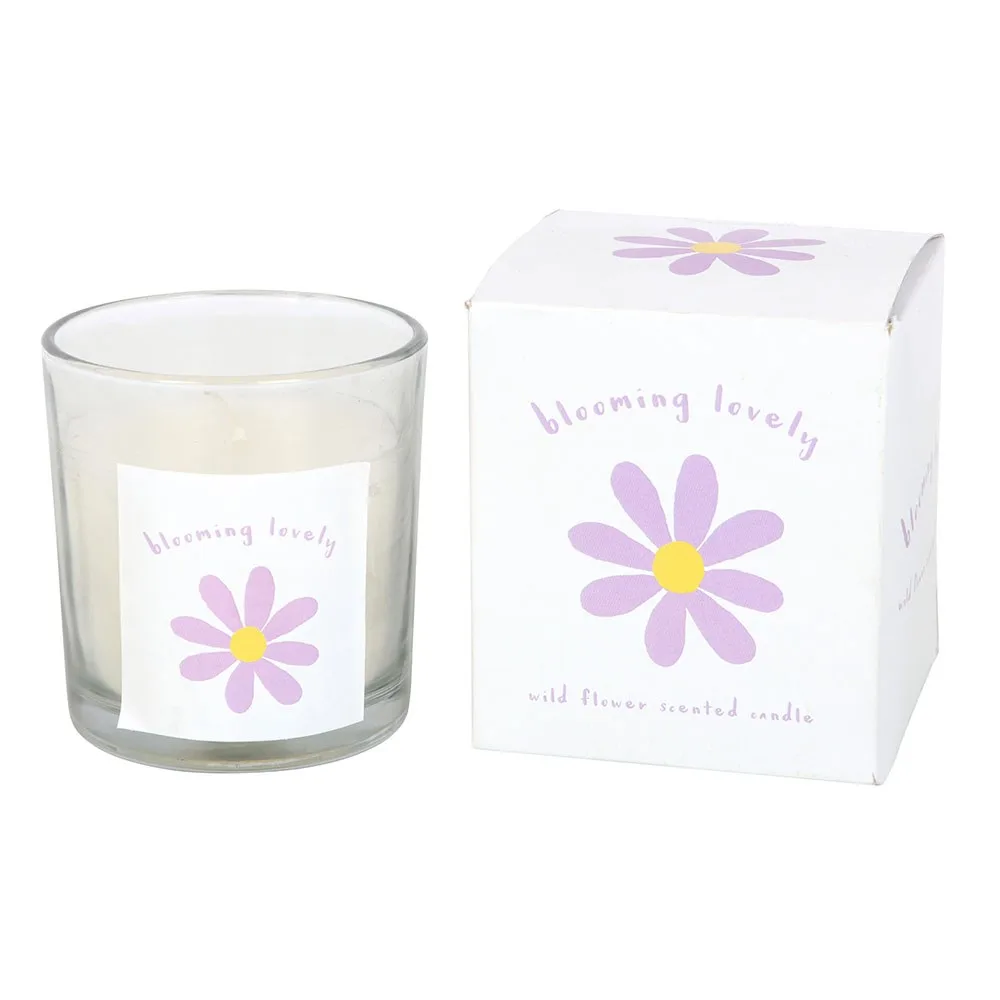 Blooming Lovely Daisy Wildflower Candle - Image 2