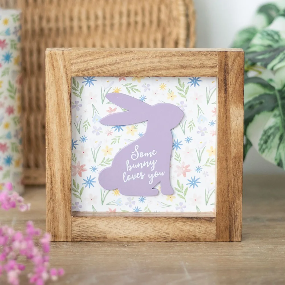 Some Bunny Loves You Wooden Frame Sign Some Bunny Loves You Wooden Frame Sign