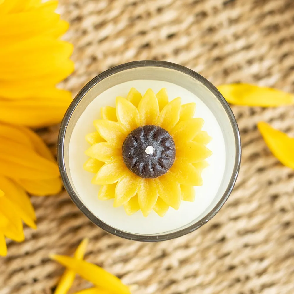 You Are My Sunshine Candle with 3D Sunflower, photo 2 of 6