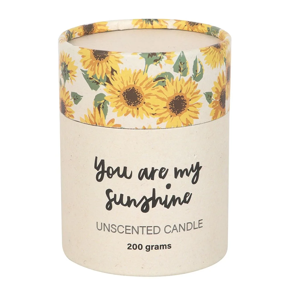 You Are My Sunshine Candle with 3D Sunflower, photo 5 of 6