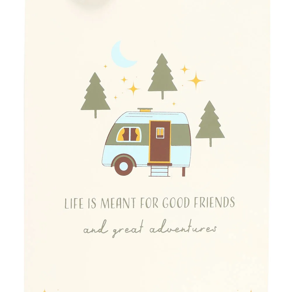 Good Friends and Great Adventures Hanging Sign - Image 3