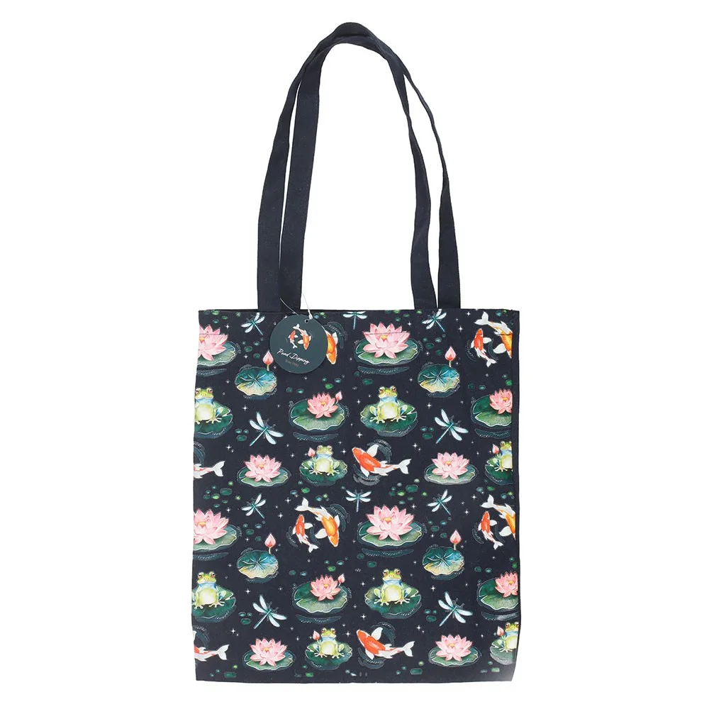 Pond Print Polycotton Tote Bag - Image 2