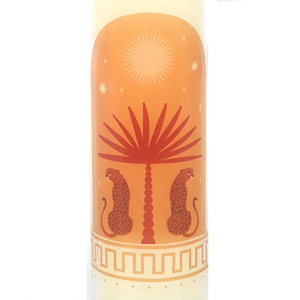 Leopard Palm Sandalwood & Oud Tube Candle, photo 4 of 4