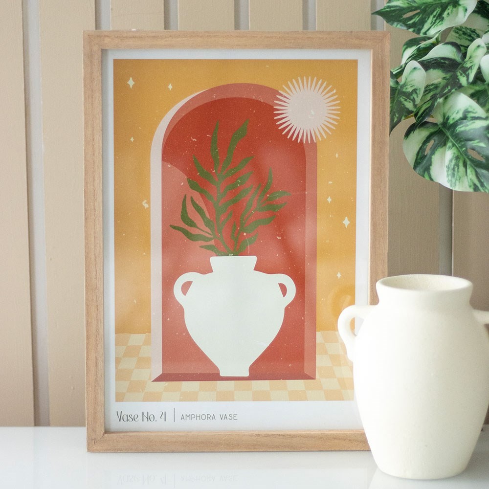Vase No.4 Framed Wall Art Print Vase No.4 Framed Wall Art Print