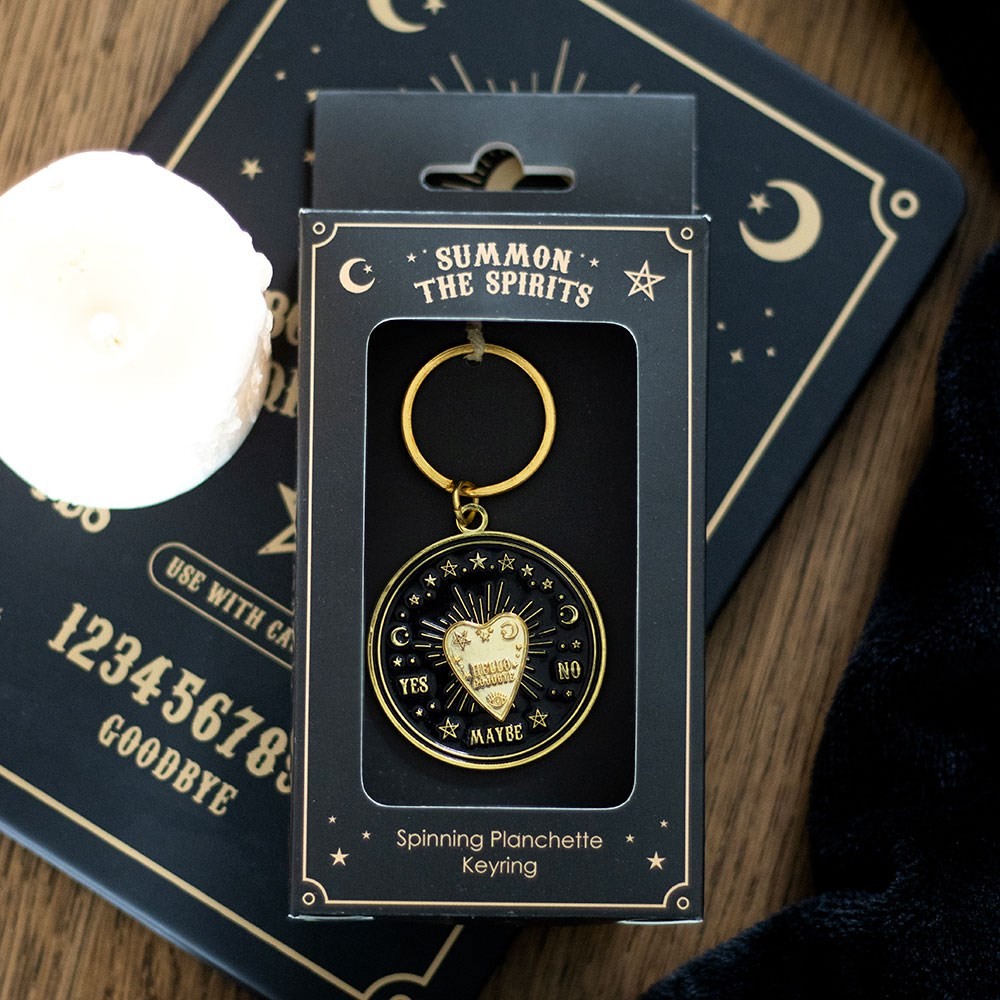 Spinning Talking Board Planchette Keyring Spinning Talking Board Planchette Keyring