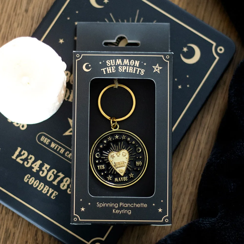 Spinning Talking Board Planchette Keyring Spinning Talking Board Planchette Keyring