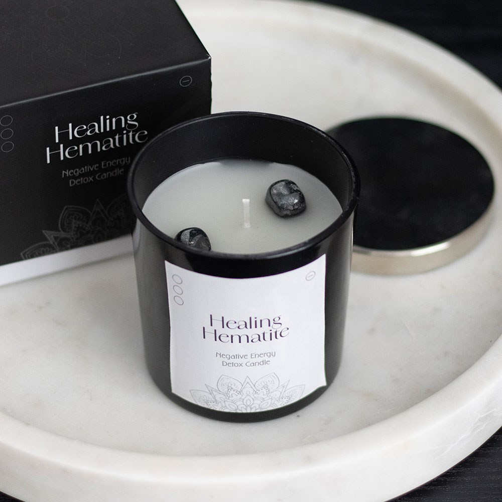 Healing Hematite Detox Candle Healing Hematite Detox Candle