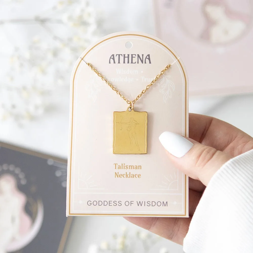 Athena Goddess Talisman Necklace Athena Goddess Talisman Necklace