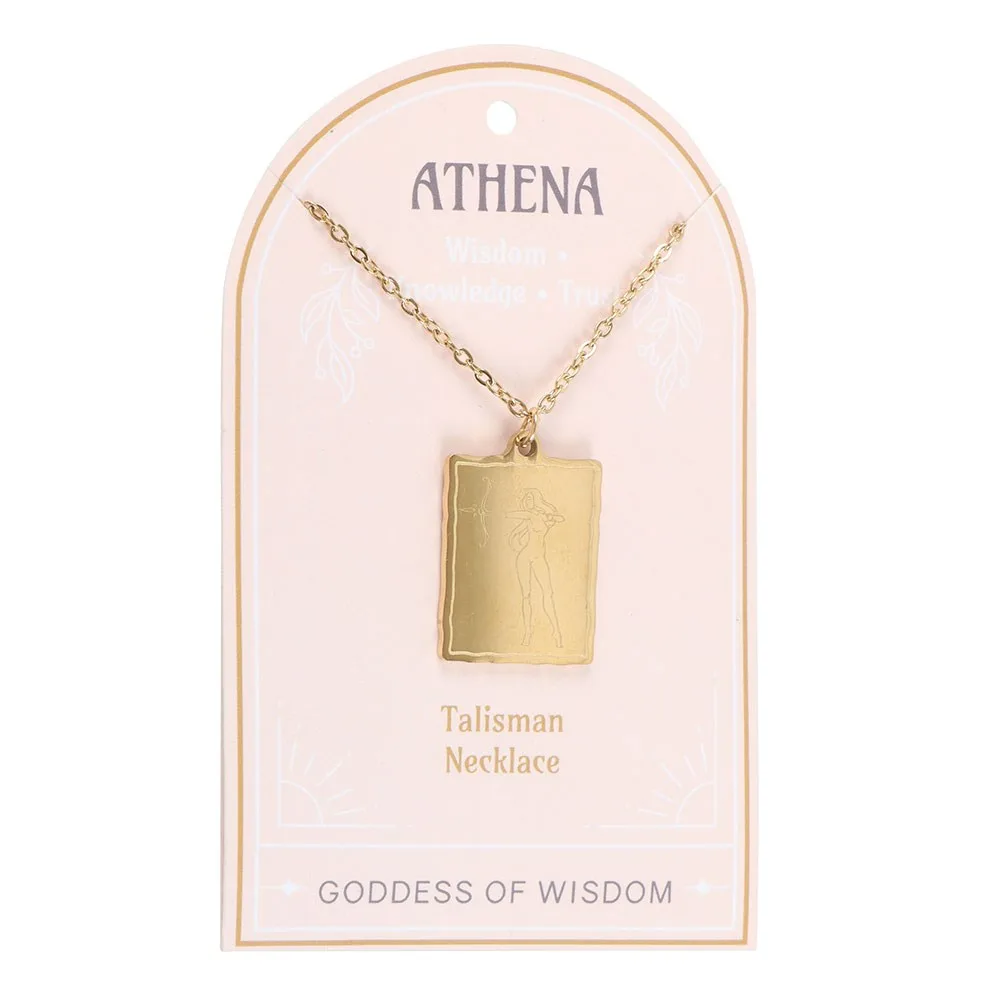 Athena Goddess Talisman Necklace - Image 2