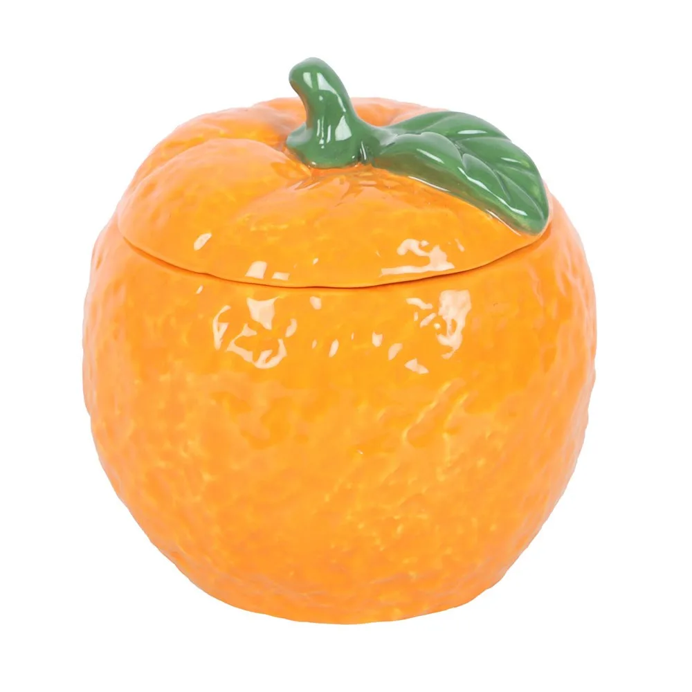 Orange Shaped Candle Jar, photo 3 of 5