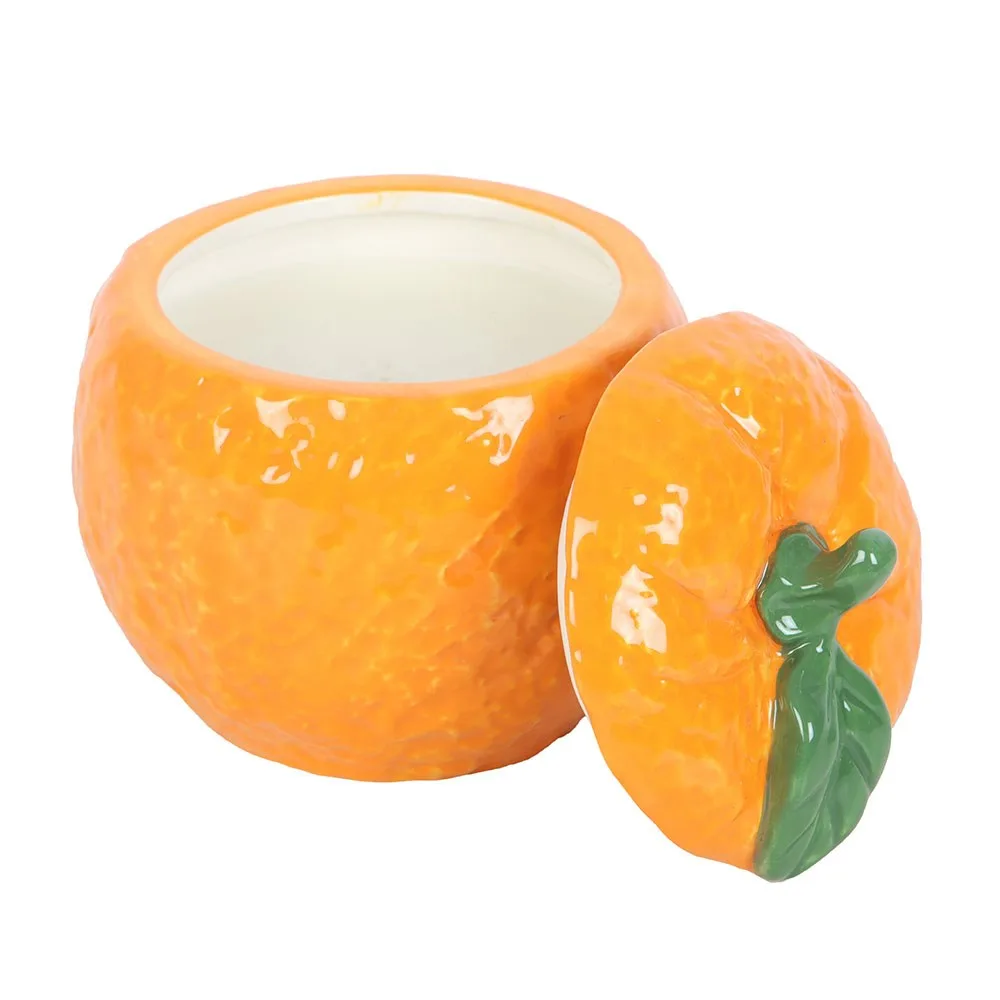 Orange Shaped Candle Jar, photo 4 of 5
