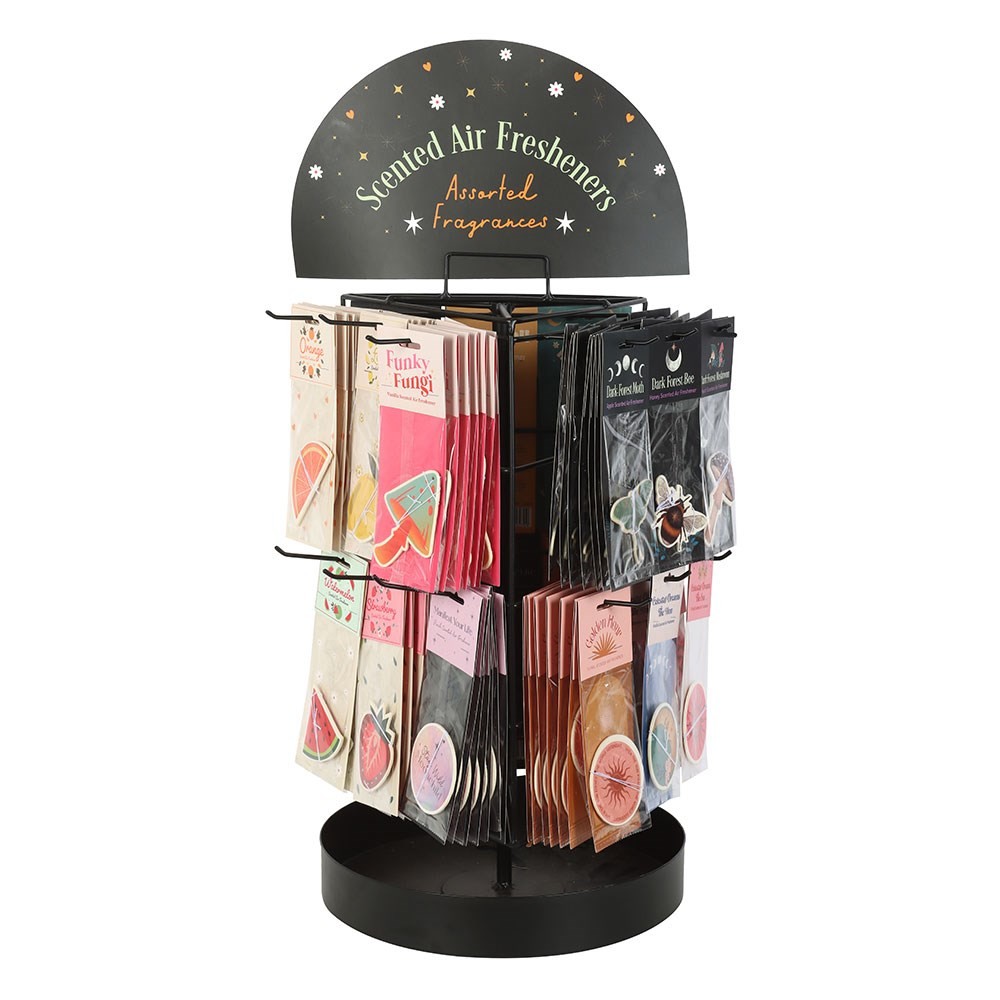Set of 144 Air Fresheners on Spinner Display Set of 144 Air Fresheners on Spinner Display