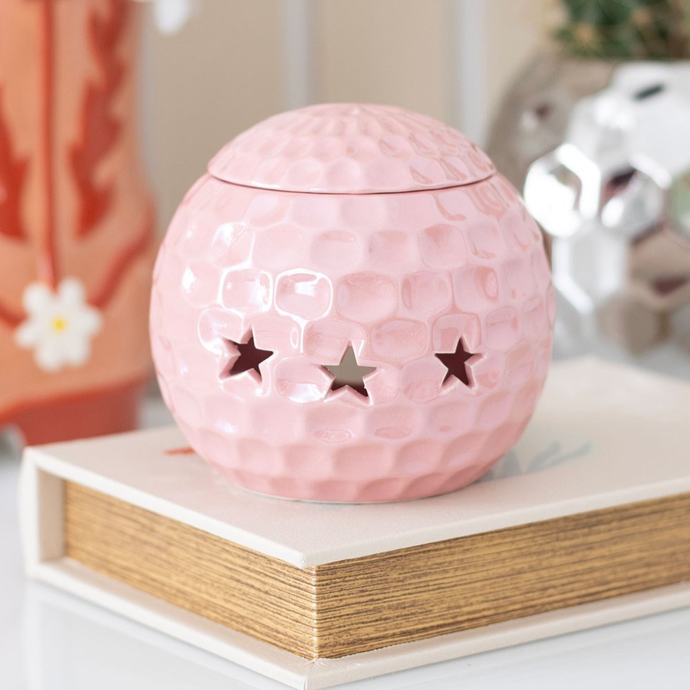 Pink Disco Ball Oil Burner Pink Disco Ball Oil Burner