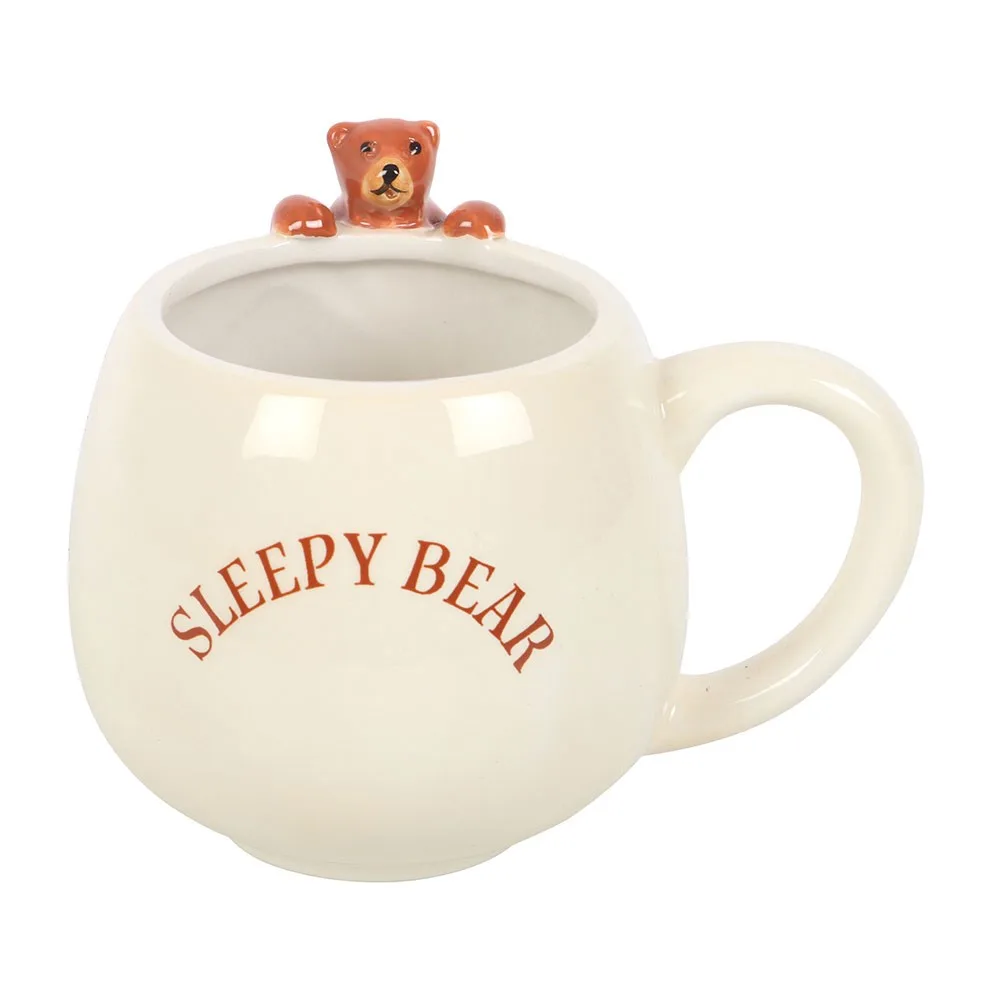 Sleepy Bear Rounded Mug - Image 2
