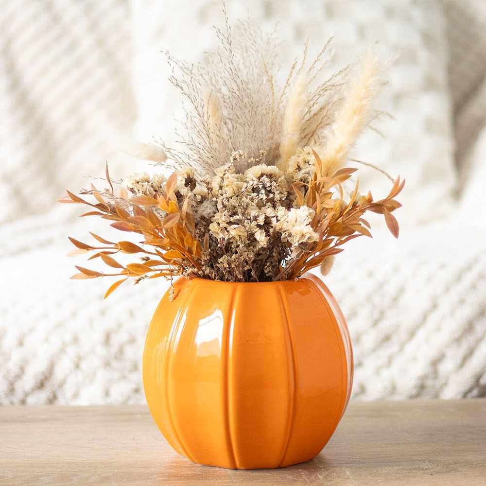 Orange Pumpkin Vase Orange Pumpkin Vase
