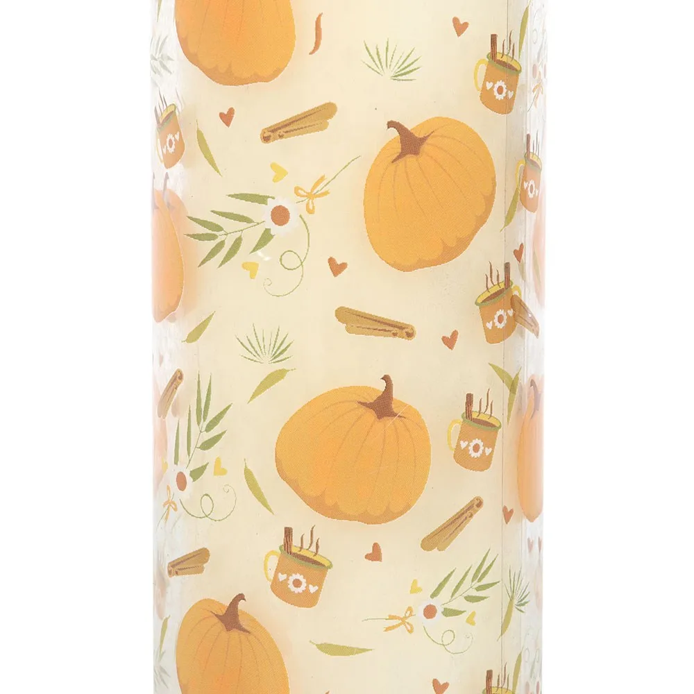 Pumpkin Print Tube Candle - Image 4