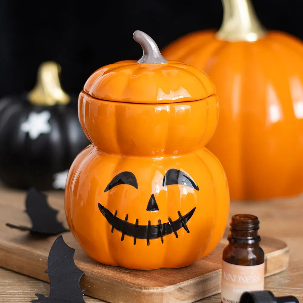 Stacked Pumpkin Oil Burner and Wax Warmer Stacked Pumpkin Oil Burner and Wax Warmer