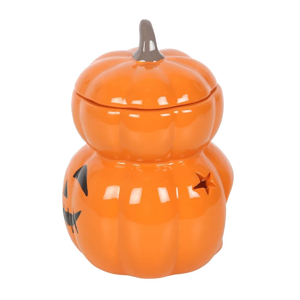 Stacked Pumpkin Oil Burner and Wax Warmer - Image 4