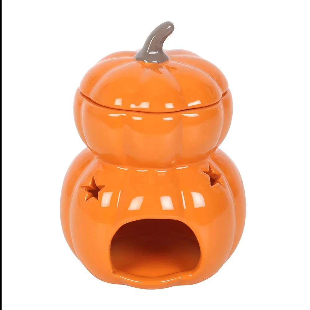 Stacked Pumpkin Oil Burner and Wax Warmer - Image 5