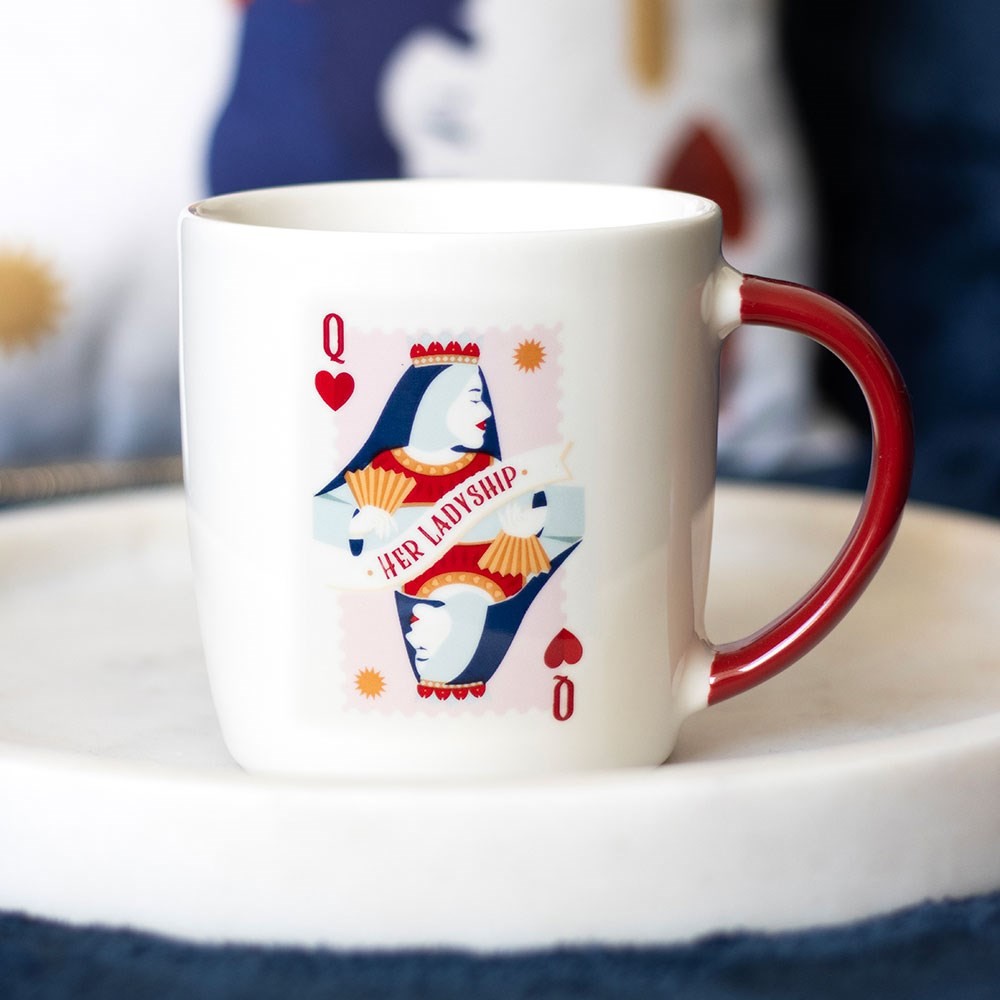 Her Ladyship Playing Card Mug Her Ladyship Playing Card Mug