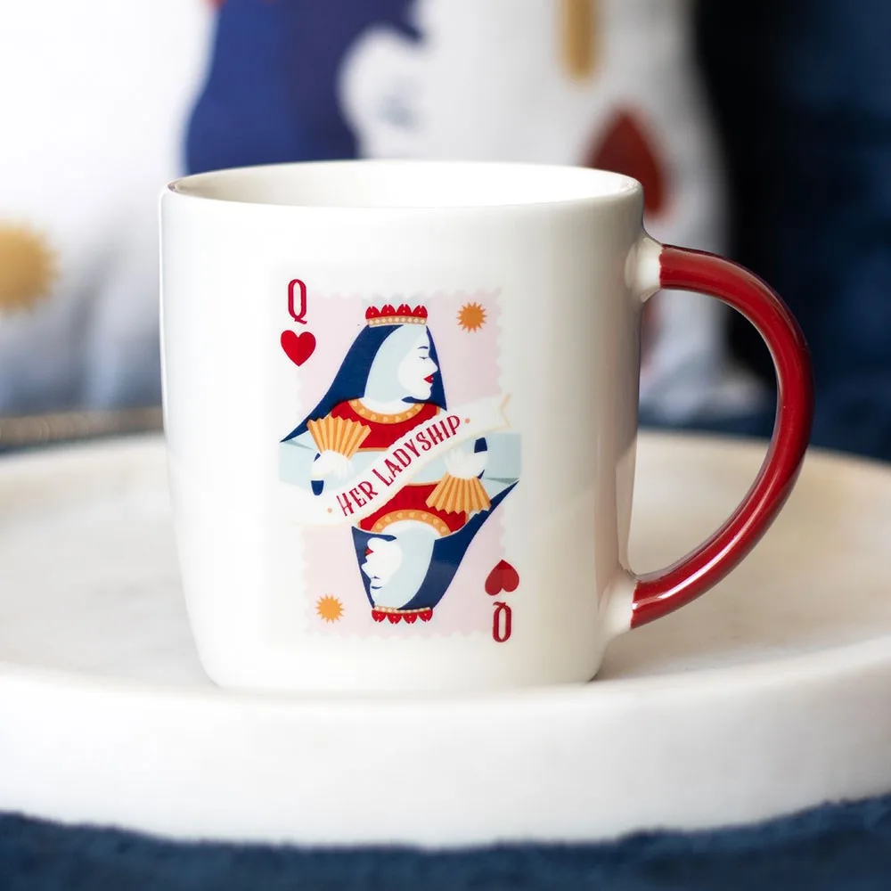 Her Ladyship Playing Card Mug Her Ladyship Playing Card Mug