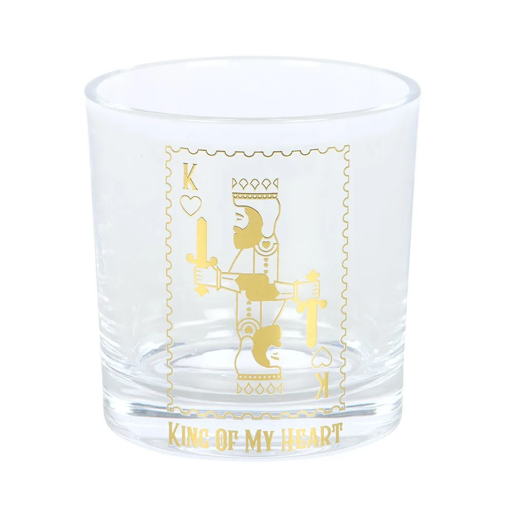 King of My Heart Drinking Glass - Image 2