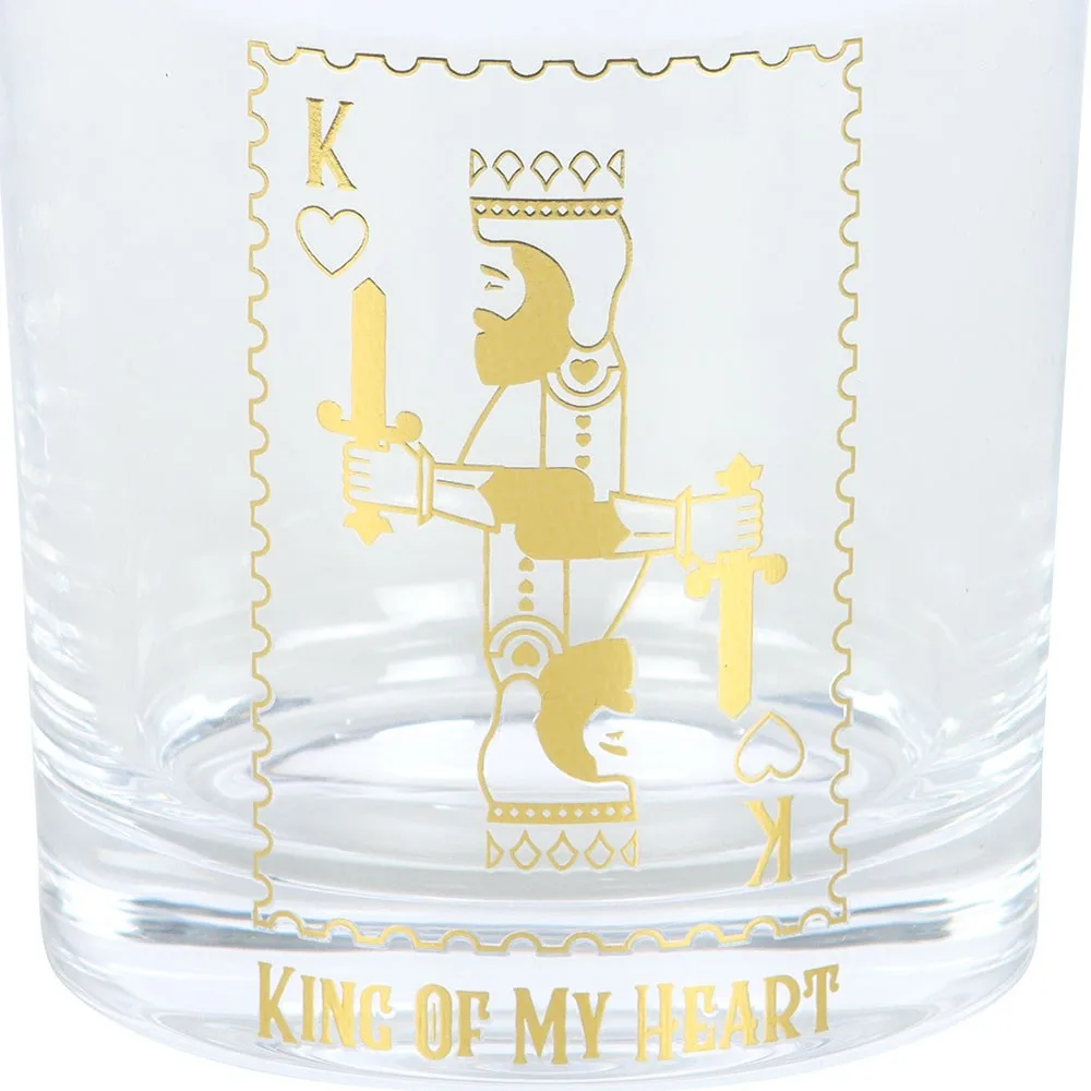 King of My Heart Drinking Glass - Image 4
