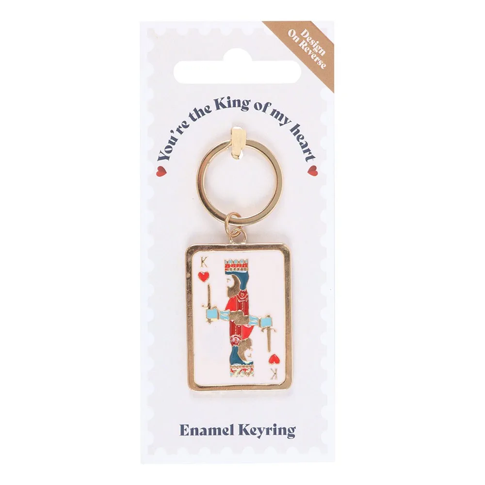 King of My Heart Playing Card Keyring, photo 2 of 5