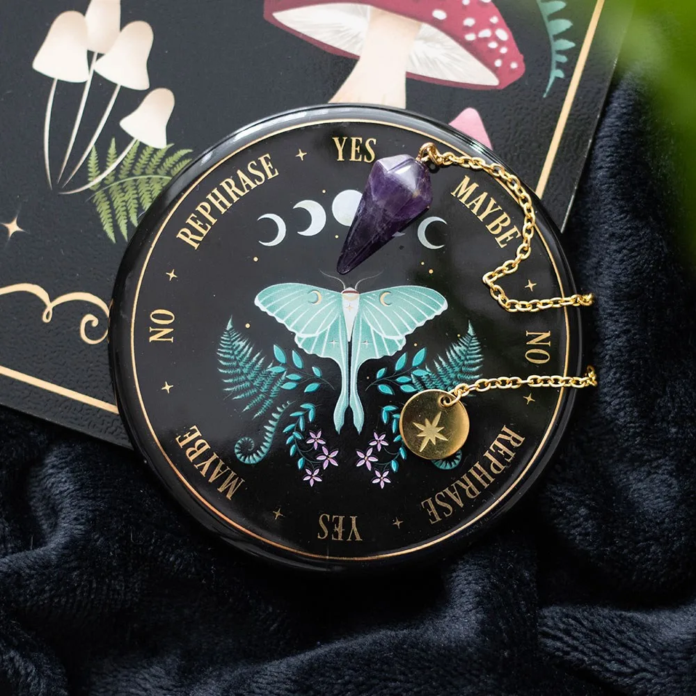 Luna Moth Pendulum Divination Kit Luna Moth Pendulum Divination Kit