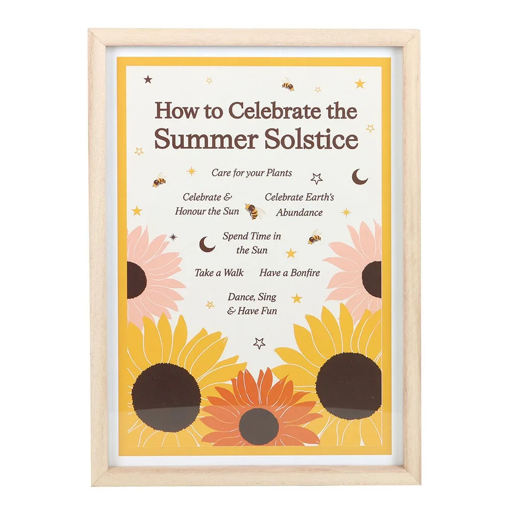 How to Celebrate the Summer Solstice Framed Wall Art Print - Image 2