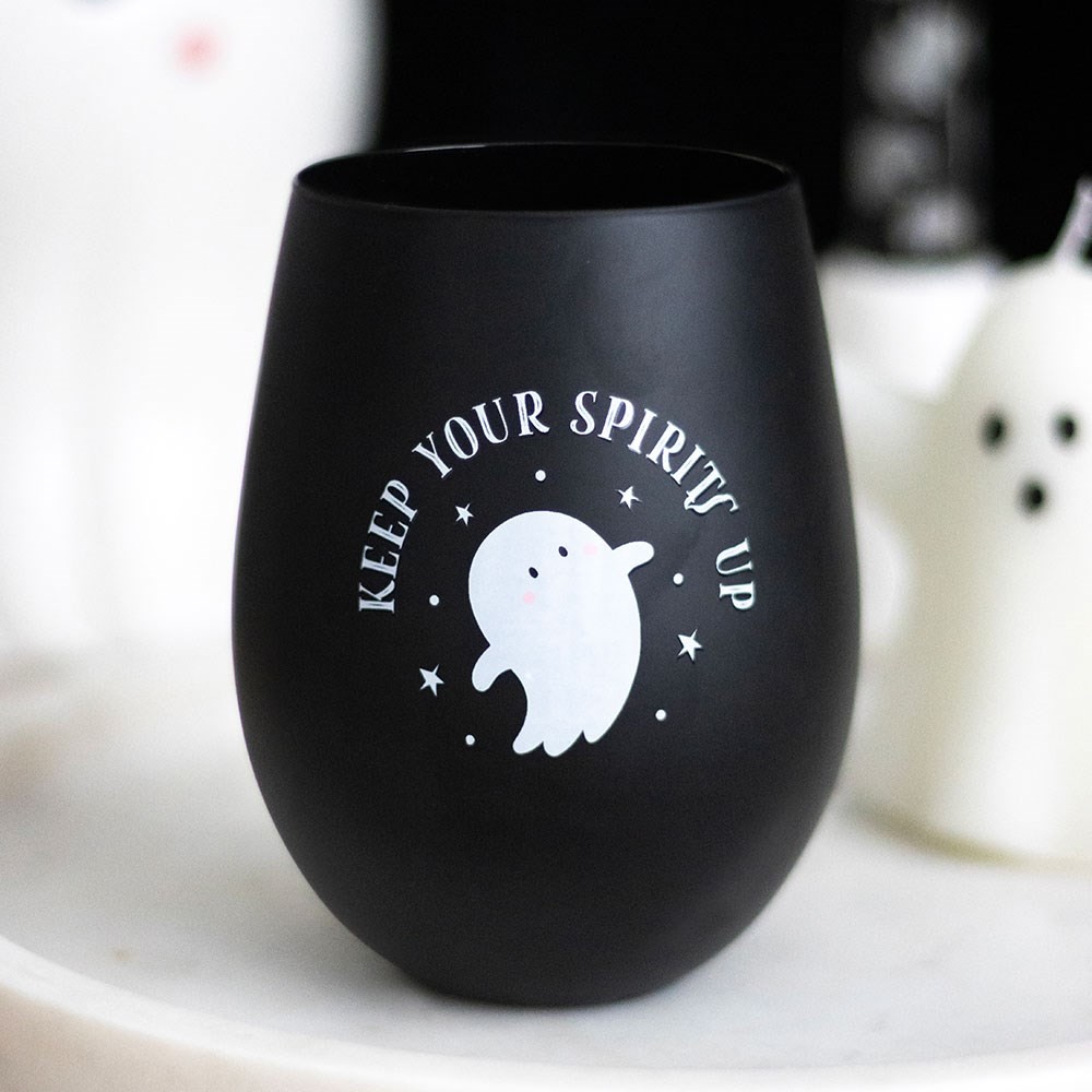 Keep Your Spirits Up Stemless Ghost Glass Keep Your Spirits Up Stemless Ghost Glass