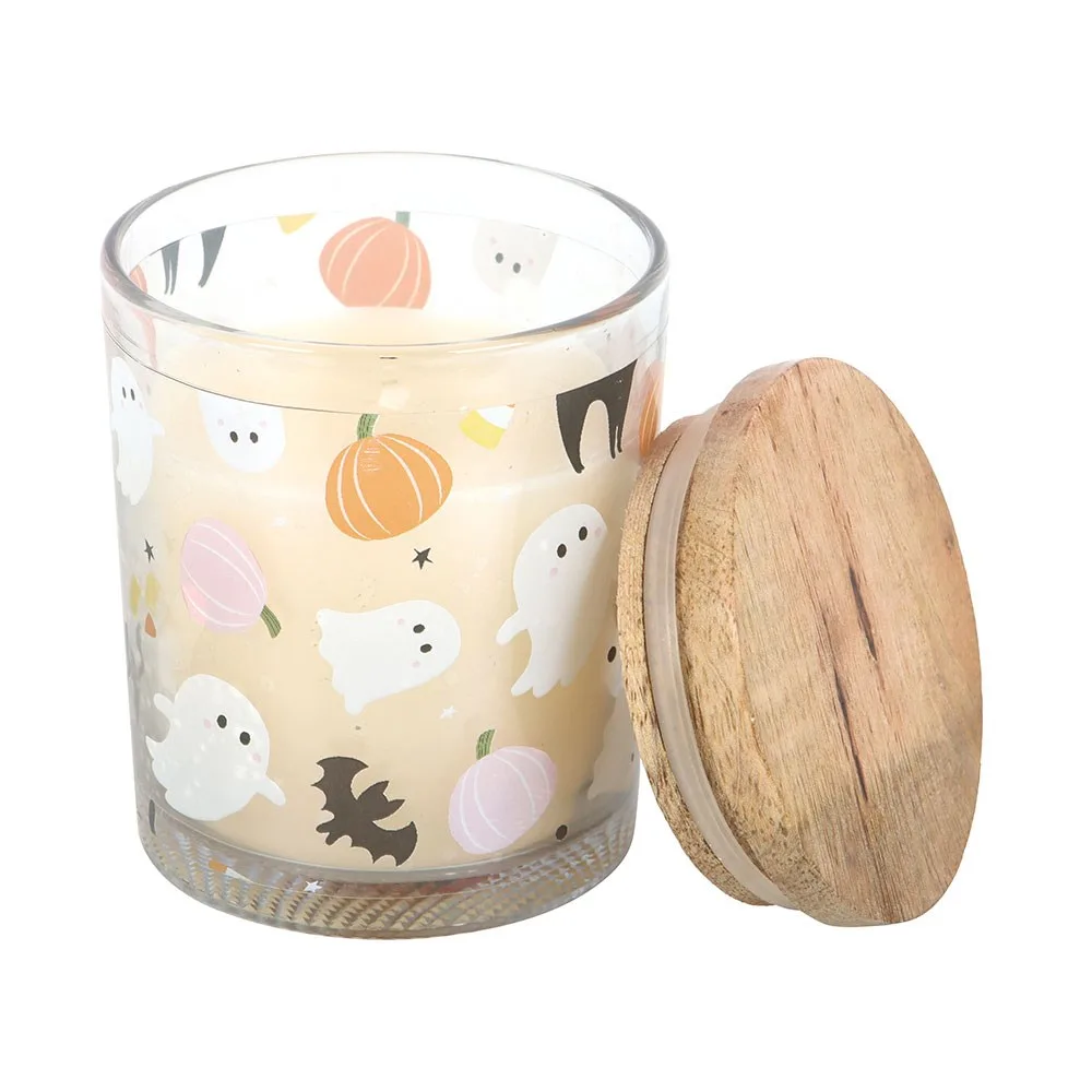 Sweet and Spooky Candy Corn Candle - Image 3