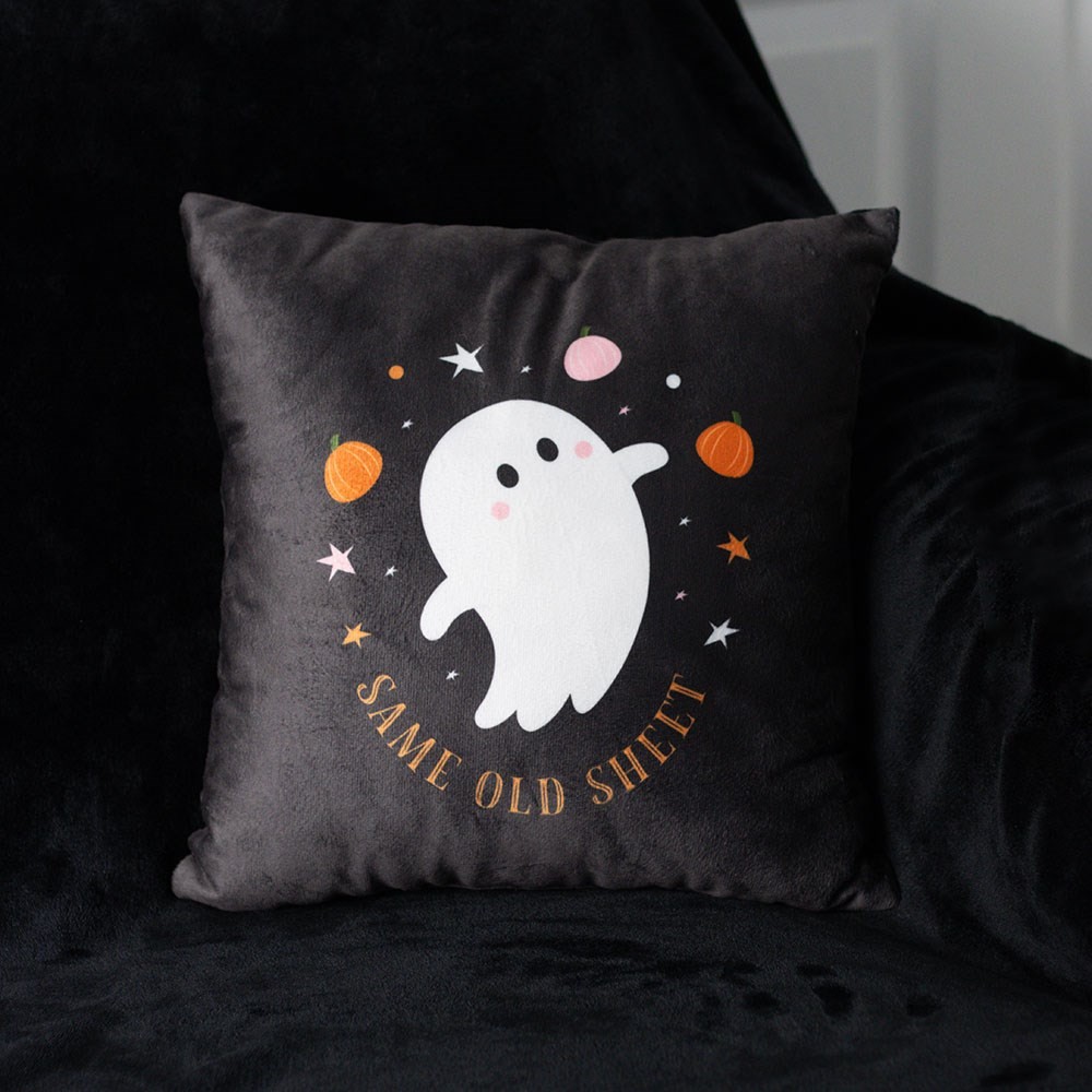 Square Same Old Sheet Ghost Cushion Square Same Old Sheet Ghost Cushion