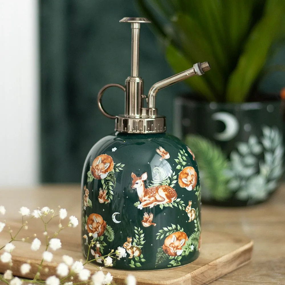 Fawn and Friends Forest Print Ceramic Plant Mister Fawn and Friends Forest Print Ceramic Plant Mister